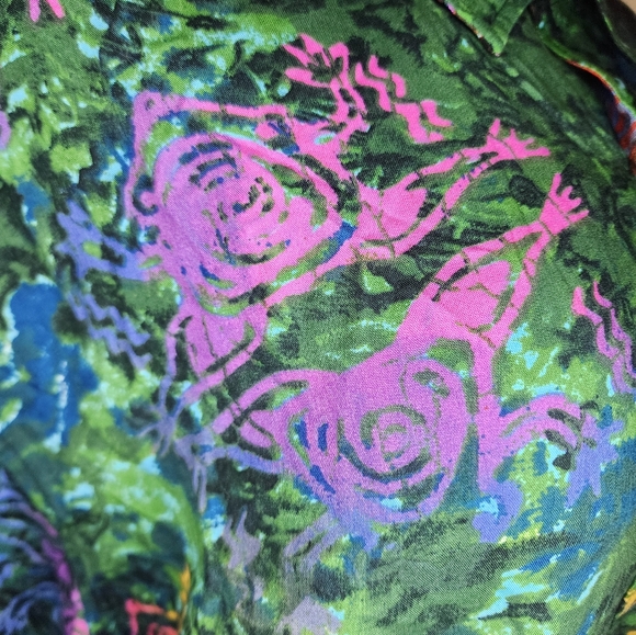 Vintage Anxious Men's Multicolor Frog Graphic Shirt NWT - Picture 12 of 16